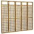 Rustika Rowe -  5Panel Room Divider/Trellis Solid Acacia Wood 200x170 cm